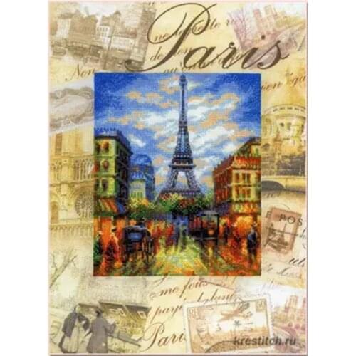 2021 Drop Shipping Embroidery Paris Cross Stitch Supplies London with 100% Cotton Flosses & Free Shipping for Home Decor & Gifts