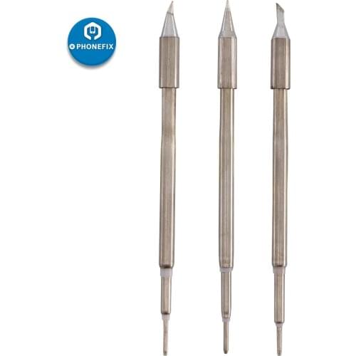 3 Type LEISTO T12-11 Lead Free Soldering Iron Tip for iPhone and iPad Electronic Repair Welding Pen Head Solder Rework Accessory