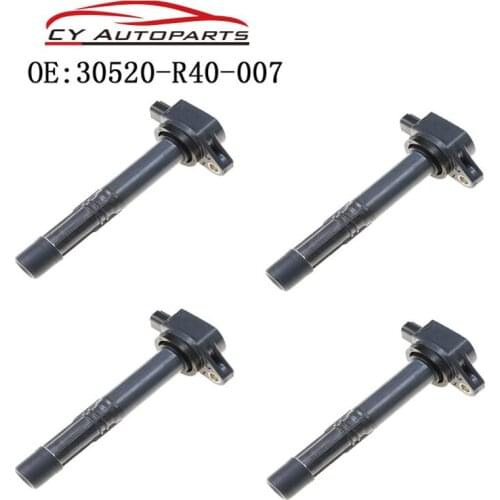 4PCS New Ignition Coil For Honda Accord Civic CR-V Acura ILX 2.4L 30520-R40-007 30520R40007