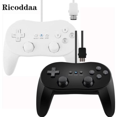Classic Dual Analog Wired Game Controller Pro For Nintendo Wii Remote Double Shock Controller Gamepad For Wii Game Accessories