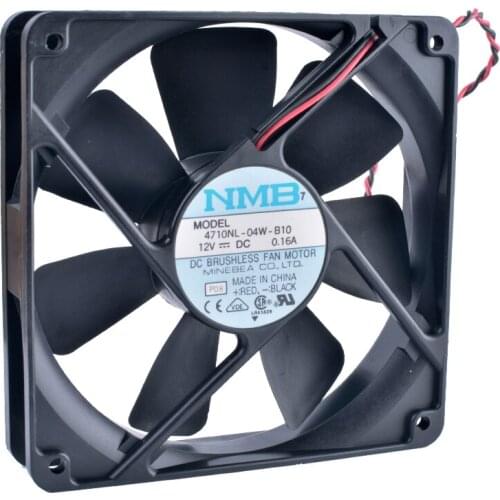 COOLING REVOLUTION 4710NL-04W-B10 12cm 120mm fan 12025 12V 0.16A Computer chassis power double ball bearing mute cooling fan
