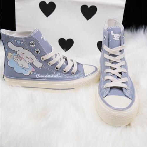Spring Autumn 2021 Original Laurel Dog High Top Canvas Shoes Japanese Female Harajuku Style Female Student Canvas Shoes Women