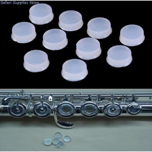 Hot Sale 10Pcs Flute Key Plugs Soft Rubber Open Hole Piccolo Plug Covers Flutes Repair Parts Accessories