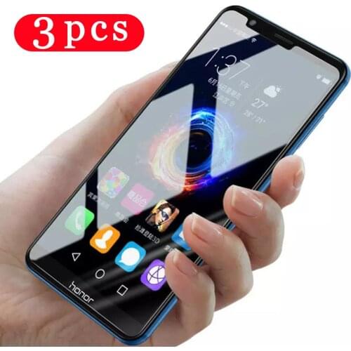 3Pcs 9H tempered glass for huawei honor 7A 7C pro honor 7 7S 7X protective film phone screen protector smartphone on the glass