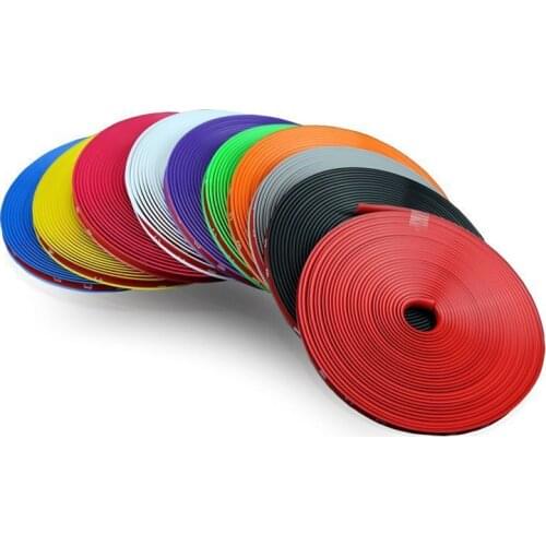 1bag 8m car wheel protection wheel sticker decorative strip rim / tire protection care cover drop boat car shape modification