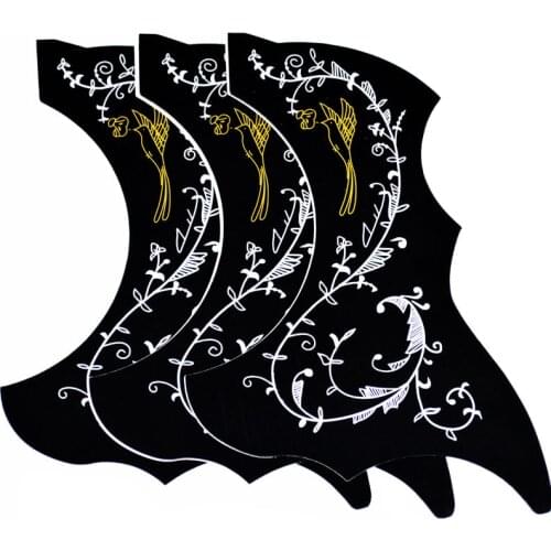 1 PC Acoustic Guitar Pickguard Hummingbird Scratch Plate Adhesive Background Guitar Accessories