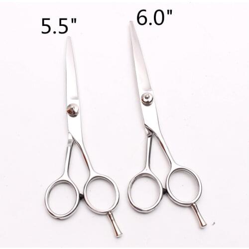 1Pcs 5.5" 6" Engraving Logo JP Stainless Professional Hair Scissors Hairdressing Scissors Cutting Shears Regular Scissors