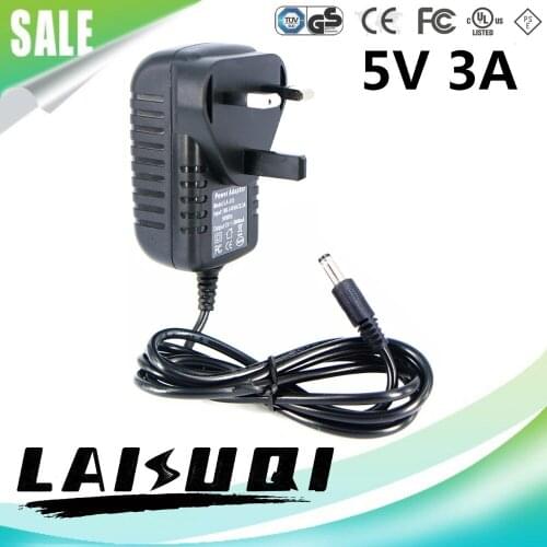 10pcs 5v 3a Dc5.5 Ac/dc Power Adapter Uk Plug Charger 5v3a Supply For Tv Box Mxq Other LAISUQI new New Real Hot Sale