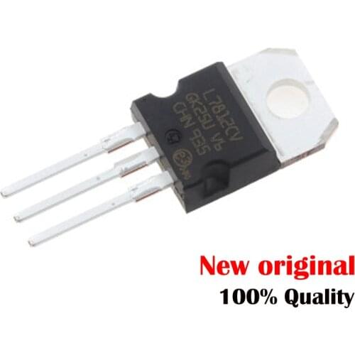 10PCS L7812CV TO-220 L7812 LM7812 7812 Positive-Voltage Regulators IC