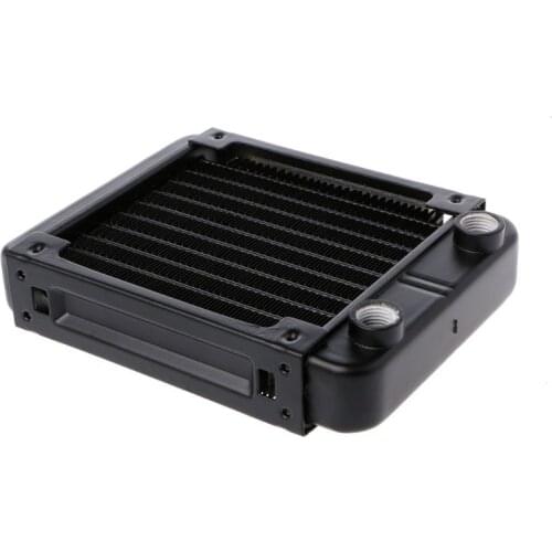 Aluminum Computer Radiator Water Cooler 10 Tube CPU Heat Sink Exchanger