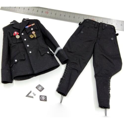 DID 3R 1/6 Scale GM645 General Heinrich Himmler uniform breeches model with chapter For Action Figure DIY Accessories