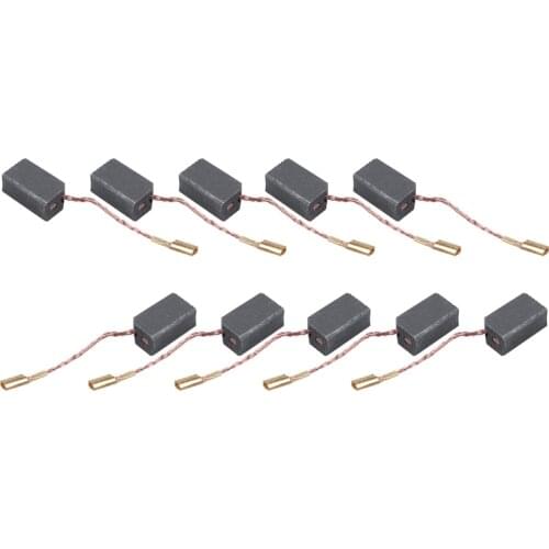 HLZS-Replacement 6 * 7 * 13mm Motor Carbon Brushes 5 Pairs