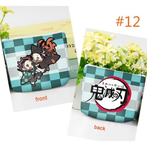 Anime Demon Slayer Penny Purse Tsuyuri Kanawo Coin Bag Change Wallet