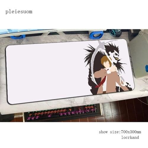Death Note mousepad Beautiful gaming mouse pad big gamer mat 800x300mm game computer desk padmouse keyboard Birthday play mats