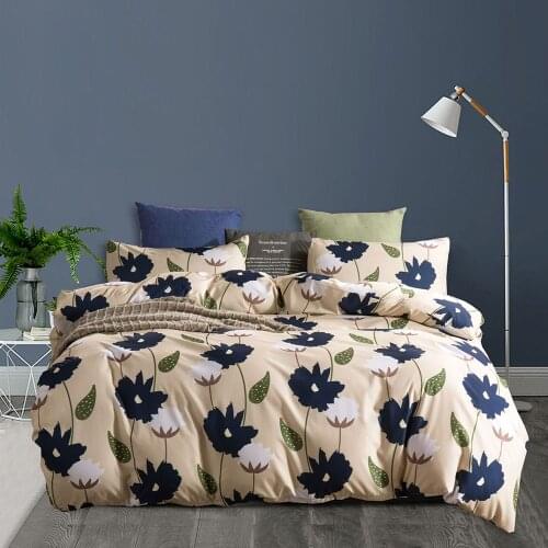 Lychee Bohemian Style Bedding Set Classical Pillowcase Duvet Cover Sets 2-3pcs Home Textile Family Bed Sets