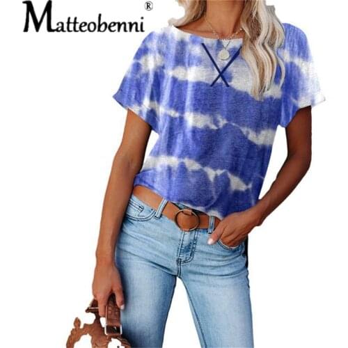 Женские полосатые футболки Matteobenni China At AliExpress