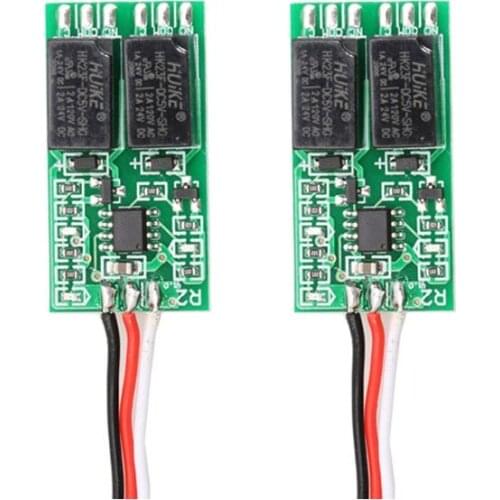 2PCS Micro 5V 2A Relay Switch Module Navigation Lights Power Supply Camera Signal PWM Controller for RC Airplane FPV Spare Parts