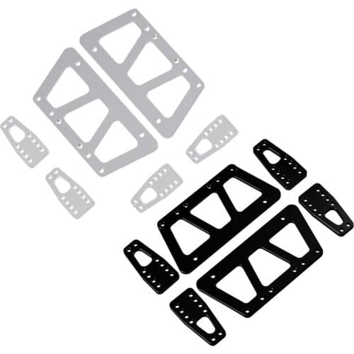 2021 New RC Car Chassis Lift Plate Set Kit Upgrade Chassis Rise Set Durable Accessories for Axial SCX10 Metal Model Car Part