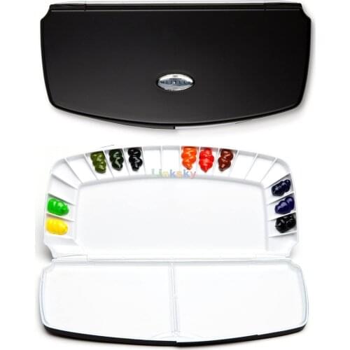 Mission Mijello Fusion Folding 20 space Removable Palette Water color Palette,MWP-3020 , Watercolor Palette 20 Wells