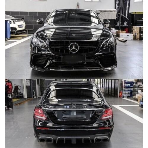 Sexy2021 W213 Fit for Benz E-class 260300w238ecoupe Carbon Fiber Babos Front Side Shovel Rear Lip Tail