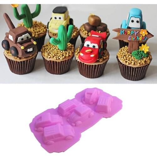 Car Sports Car Silicone Mould Cake Chocolate Pan Fondant Silicone Molds Ice Cubes Cake Decorating Moulds DIY Jelly Baking Tools