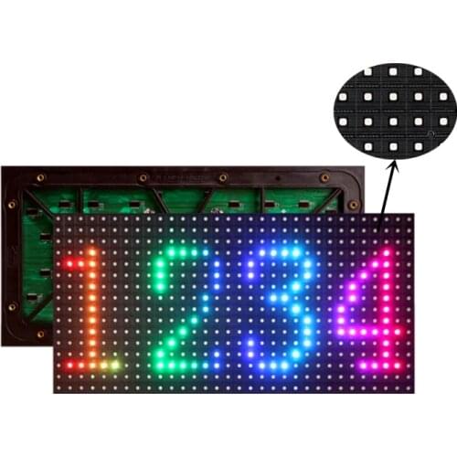 LED Display Outdoor Panel P8 SMD RGB Full Color 256x128mm 32x16Pixel High Brightness HUB75 LED Matrix Module