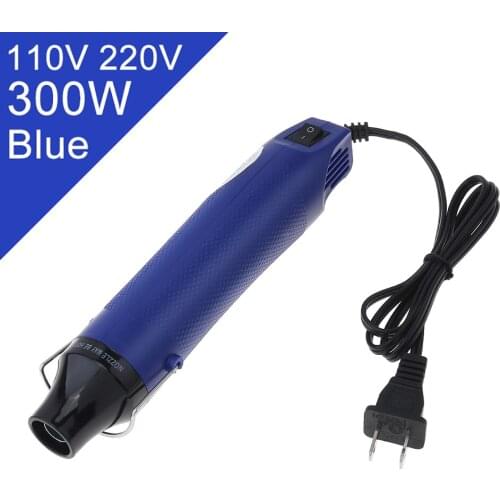 110V 220V 300W Heat Gun Electric Blower Handmade with Shrink Plastic Surface and EU US Plug for Heating DIY Accessories
