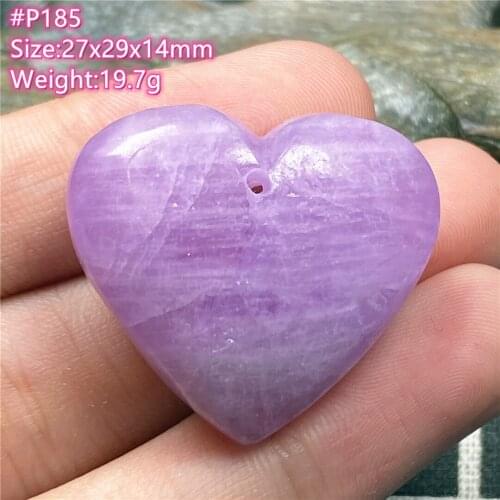 Top Natural Purple Kunzite Stone Pendant Jewelry For Women Man Crystal 27x29x14mm Healing Love Gift Silver Beads Gemstone AAAAA
