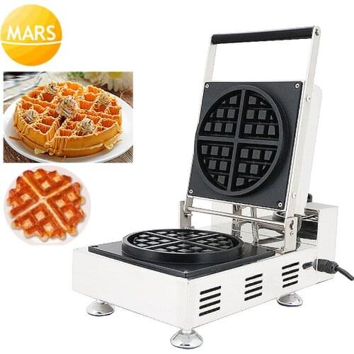 MARS Mini Grid Shape Liege Waffle Iron Machine 110v 220v Belgium Waffle Maker Baking Pan In Bakery Equipment