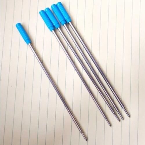 Retractable Ball Pen Refill 0.7MM Blue Black Ink Roller Ballpoint Pen Refills for Writing Office School Supples 5pcs/lot