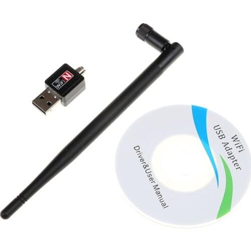 600Mbps USB WiFi Adapter 2.4GHz WiFi Antenna PC Mini Wireless Computer Network Card Receiver Dual Band 802.11n