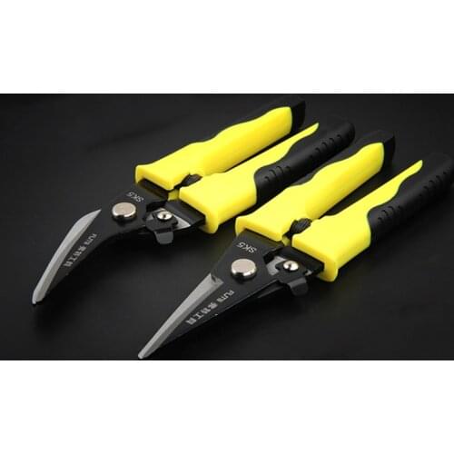 2pcs chrome vanadium alloy steel Electrician scissor cable cutter wire thin sheet metal cut tool