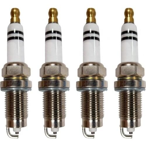 4pcs 101905601F F7HER02 Ignition Spark Plug For Skoda Seat FR7HC+ Volkswagen Passat Rabbit Jetta Golf Beetle 2.5L 101 905 601 F