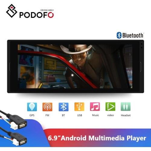 Podofo 9 inch 2 din Car Android radio Multimedia Player Split Screen 2G RAM GPS Wifi No DVD Video Player AutoRadio Auto Stereo