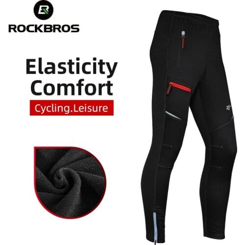 ROCKBROS Men Women Windproof Breathable Cycling Bicycle Pants Bike Sport Pants Riding Running Hiking Fishing Fitness Trousers