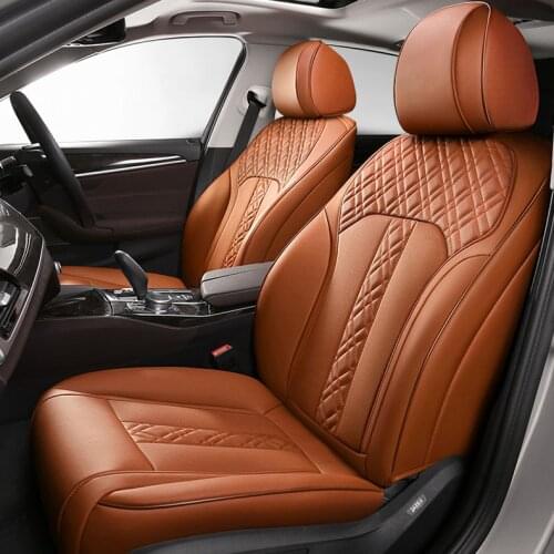 Custom cowhide car seat cover for Skoda Octavia Superb Yeti Kodiaq Rapid Fabia kamiq karoq car Accessories auto products styling