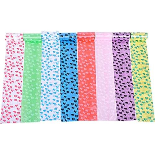 Hot Sale 1/10roll Degradable Pet Dog Waste Poop Bag With Printing Doggy Bag For Cat Dog Color Random Delivery