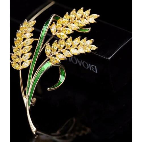 HI MAN Gold Brooches For Clothes