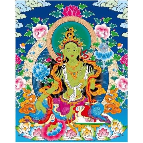 Chinese Buddhist Painting Thang-ga Canvas Printings HD Print on Canvas Modern Home Decor Living Room Wall Art Picture Unframed