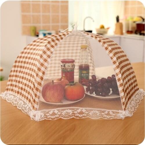 Umbrella Style Food Cover Anti Fly Mosquito Meal Cover Newest Lace Table Home Using Food Cover Kitchen Cooking Gadgets Cover