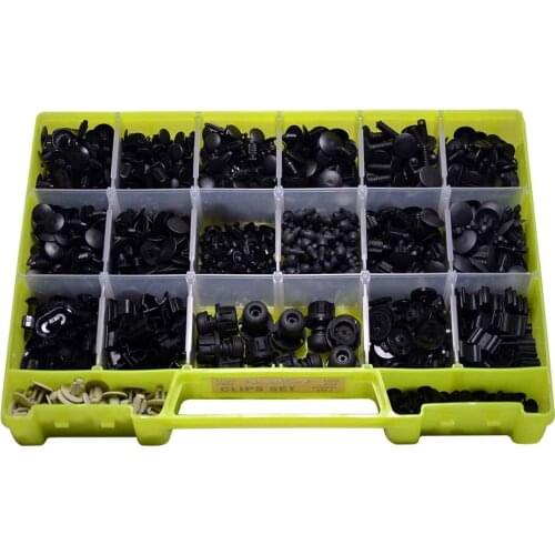 Clip Set 1240 Piece Peugeot Bag 4 + Car fastener for-Push Pin-Trim Rivet