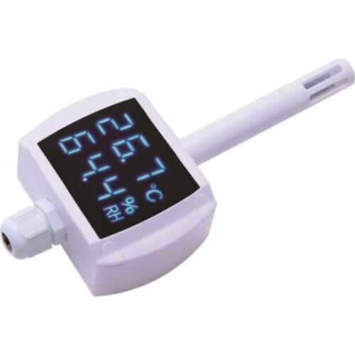 Wall-Mounted Temperature and Humidity Transmitter Duct Sensor