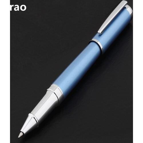 High quality 05 Blue Business office Medium Nib Rollerball Pen New School student office stationery Ball point Pens