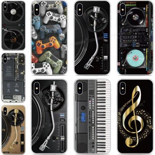 Silicone DJ Turntables Cover For Wiko Y81 Y51 Y62 Y61 Y50 Y60 Y80 Sunny 5 View 5 Plus 3 4 Lite 2 Go Power U20 U10 Phone Case