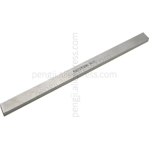 HSS CNC Lathe Tool Bit 5mm x 12mm x 200mm, Square Lathe Turning Tool Blanks, High Speed Steel Rectangular Fly Cutter Mill Blank