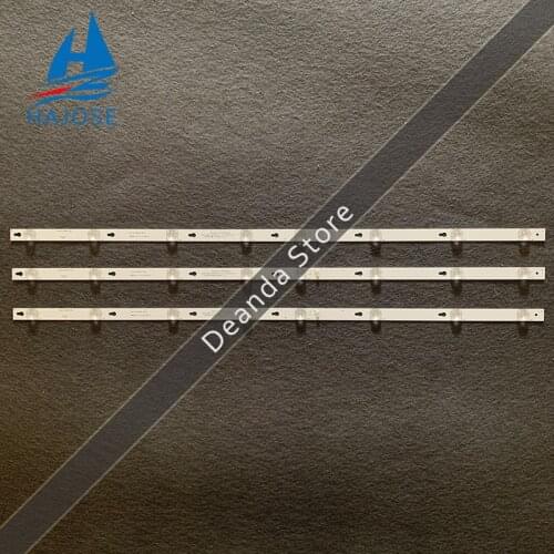 3 PCS LED Backlight Strip for TOT_43D2900_3X8 Thomson 43UC6306 43UC6406 43U67EBC OEM46LB06 TCL 43S303 43S305TABA 43DP608 D43A810