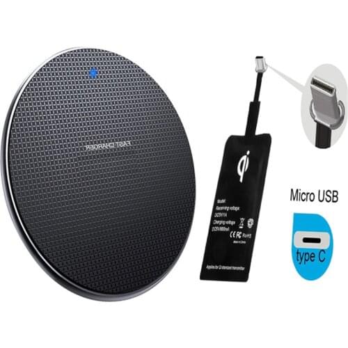 10W Qi Wireless Chargers Kit Charger Adapter Receptor Pad Coil Receiver For iPhone5 5S 6S 6 7 8 Plus 12 For SAMSUNG S20 S9 S8 S6