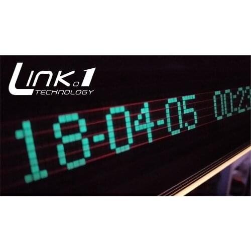 VFD precise digital clock music level light with remote control with integrated aluminum shell VFD large dot matrix screen