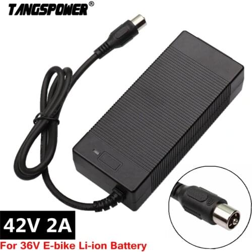 42V 2A charger electric bike lithium battery charger for 36V E-bike li-ion battery pack electric scooter charger RCA Connector