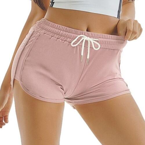 Women Sports Shorts Casual Female Ladies Sea Beach Fitness Running Wear Clothes Pink